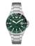 Emporio Armani Diver 42mm AR11338 Vattentät herrklocka i rostfritt stål med grön tavla och datum